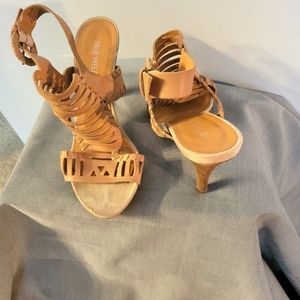 NINE WEST Neutral Sandal
